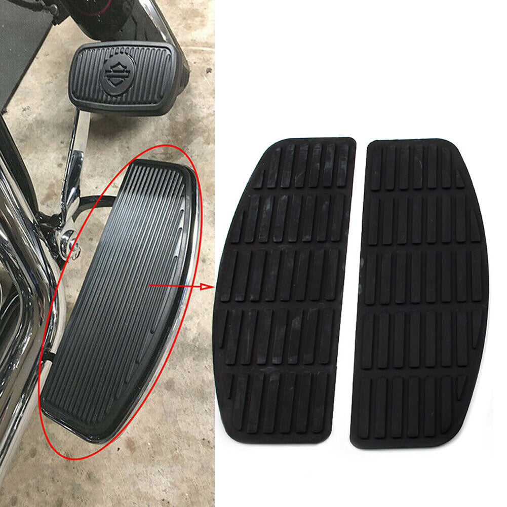 Driver Insert Floorboard Footboards Rubber for Harley Touring Road King