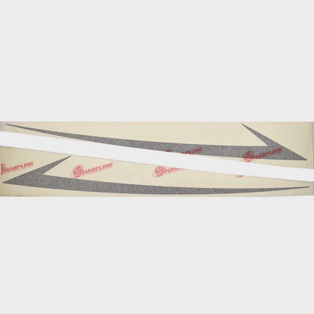Larson Boat Side Decal 8634-1610-05 - 49 1/2 Inch Black (set of 2)