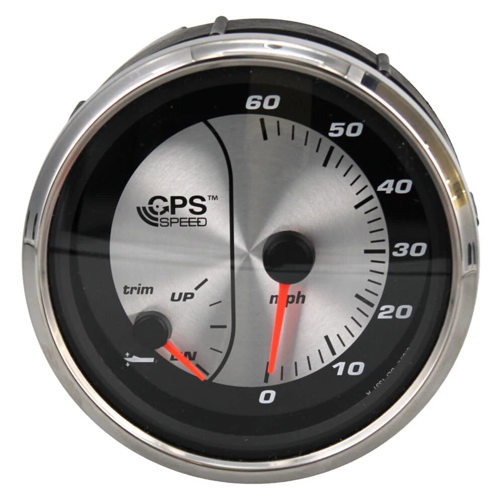 Faria Boat Multifunction Speedometer Gauge GSC087B - 4 1/4 Inch GPS