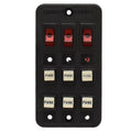 Whitecap Marine Boat Switch - Fuse Panel S-8098 - 5 1/2 X 3 Inch