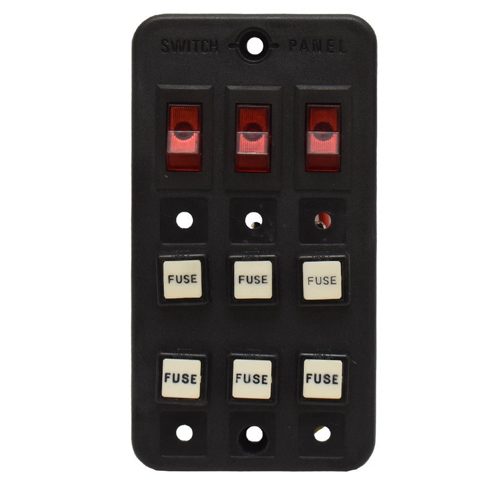Whitecap Marine Boat Switch - Fuse Panel S-8098 - 5 1/2 X 3 Inch