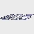 Cruisers Boat Model Decal Sticker V1944500 - 405 Express Silver Blue