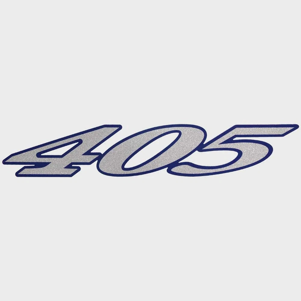 Cruisers Boat Model Decal Sticker V1944500 - 405 Express Silver Blue