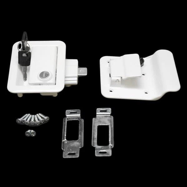 Tracker 24736 Fastec Power Coated Zinc Locking Boat Trailer Hatch Latch Handle