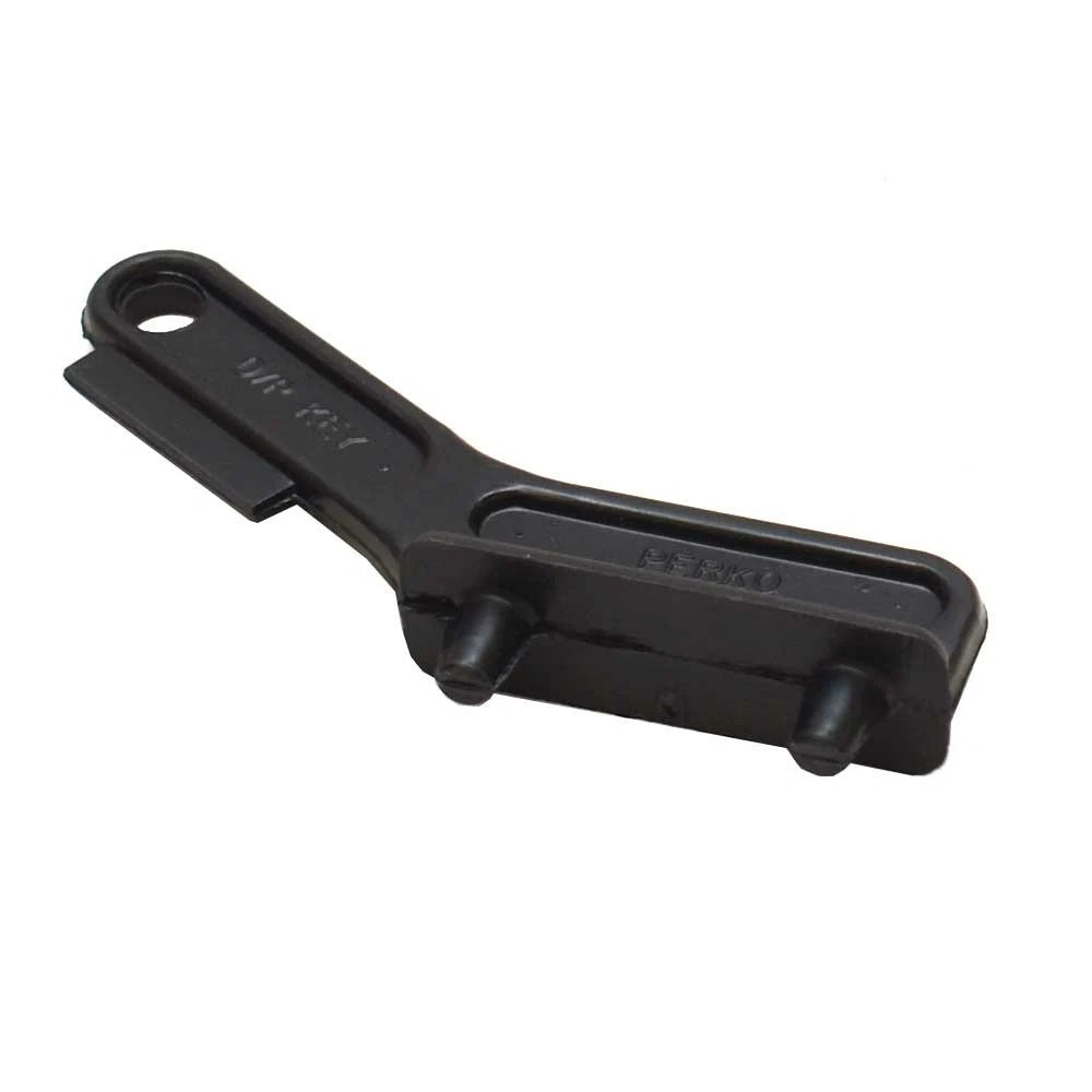 Perko Boat Deck Plate Key - 1 1/4 Inch Filler Black