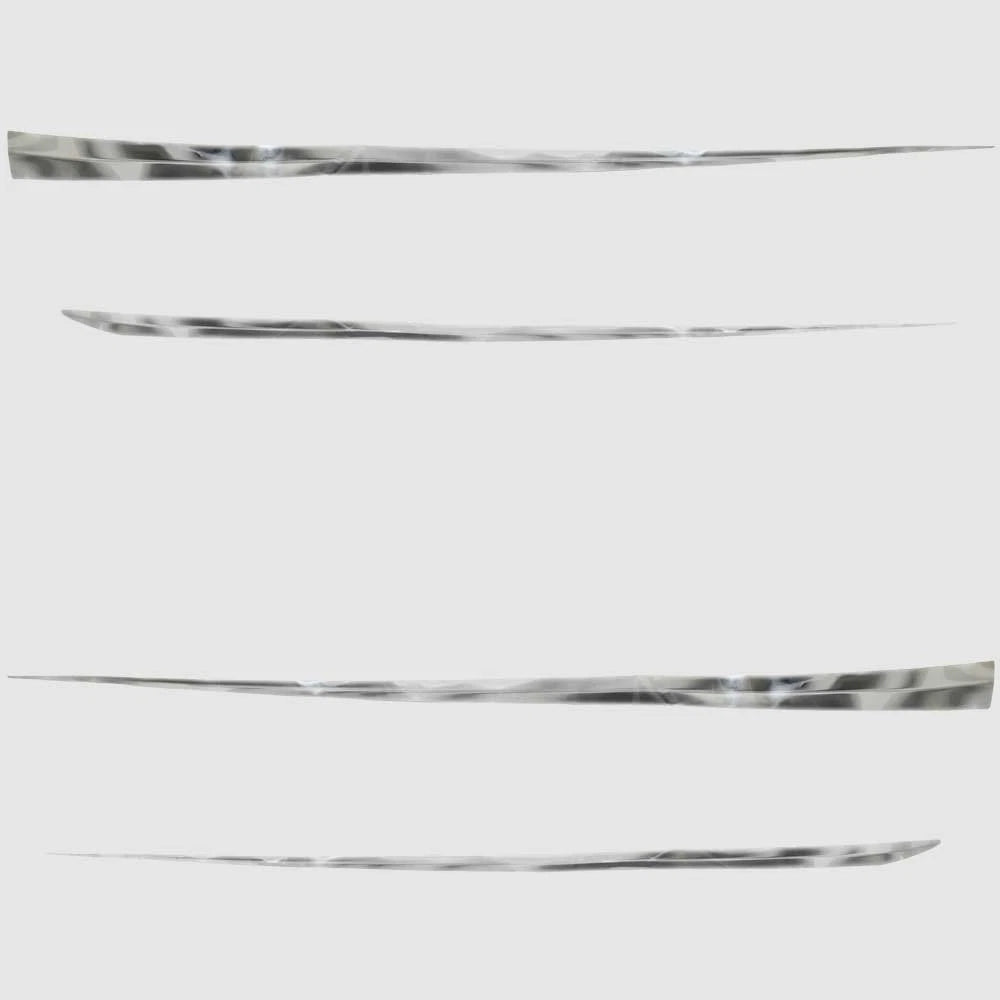 Lund Boat Graphic Decal 2198112 - Silver Black Vinyl 4PC Set