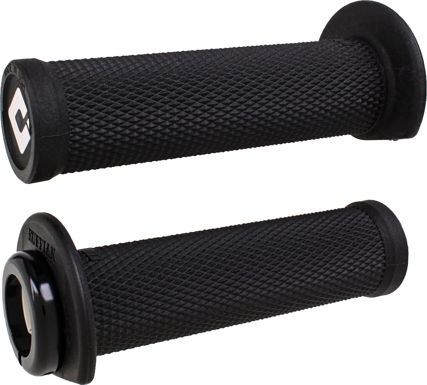 ODI Ruffian Lock-On ATV & PWC Grips Black 125mm with Patented System