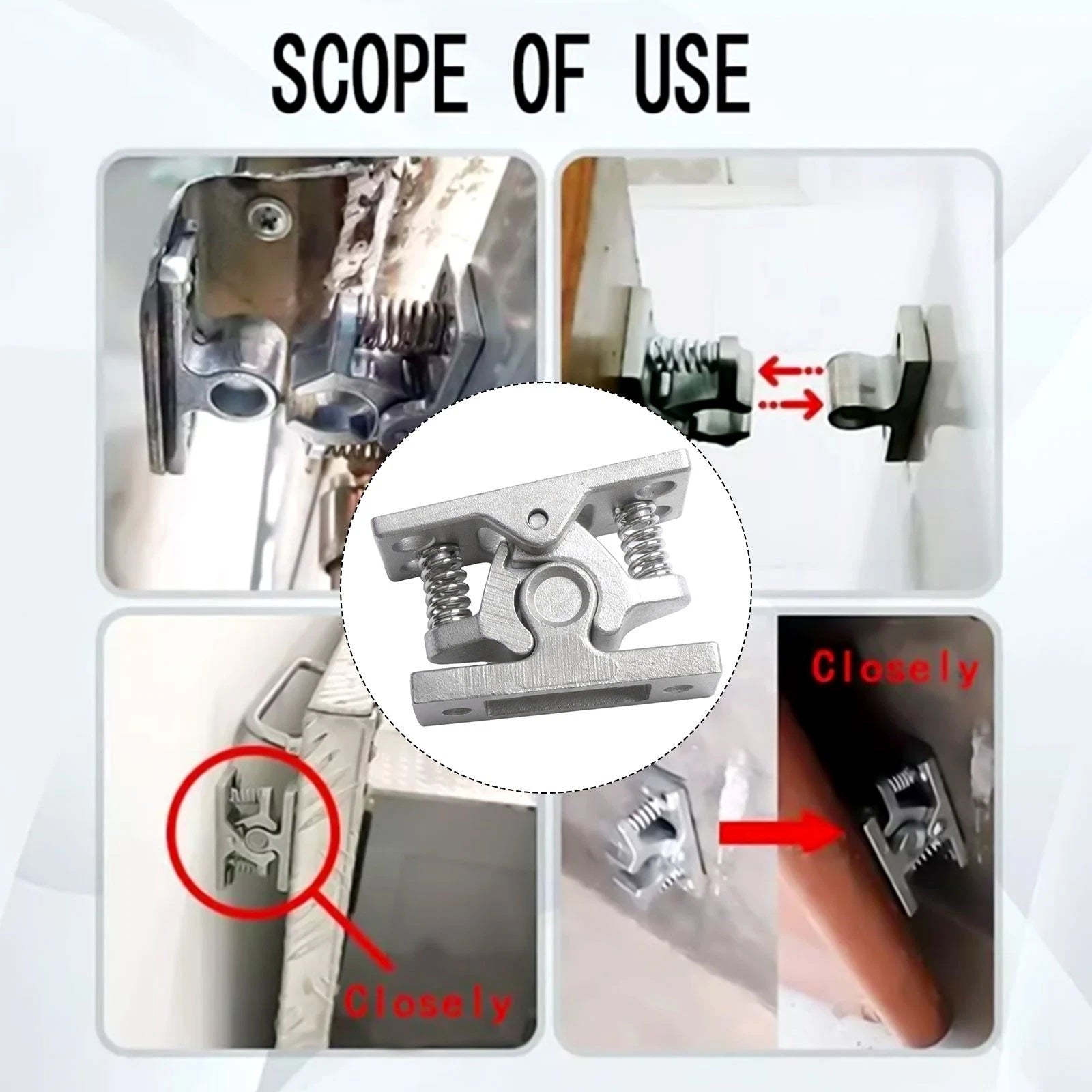 Efficient and Convenient Spring Loaded Door Lock Clamp for RVs and Boats