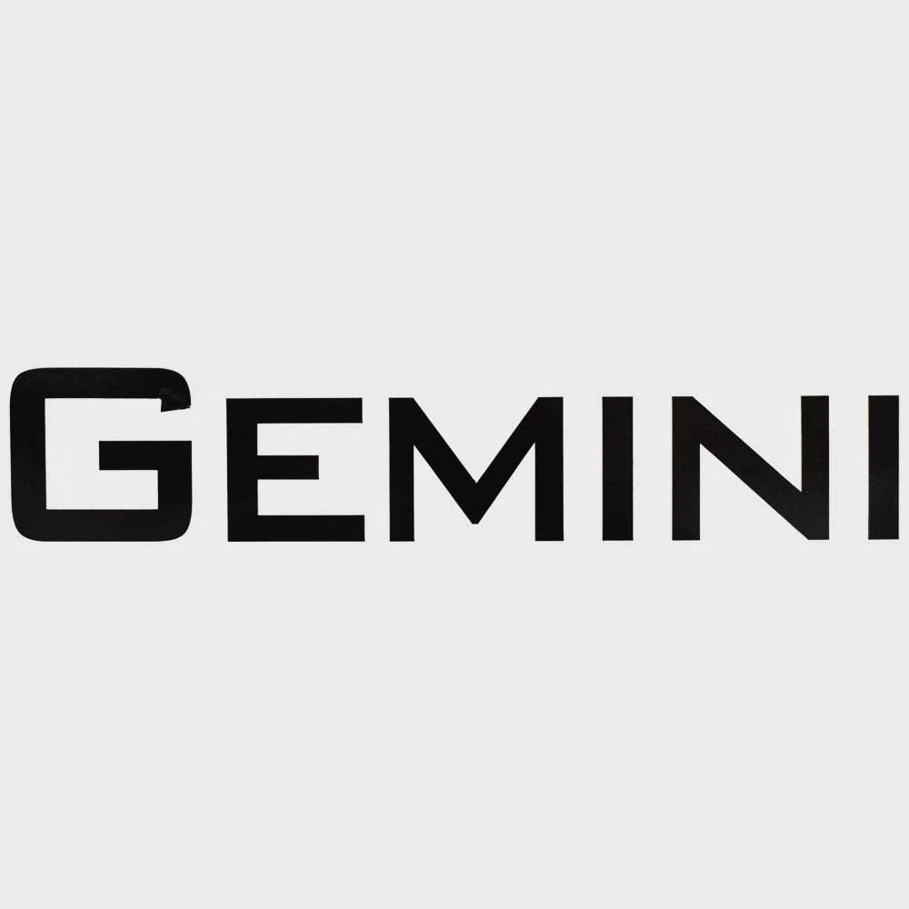 Premier Pontoon Boat Decal 30004051 - Gemini Metallic Black Sticker