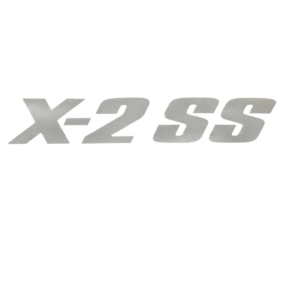 MasterCraft Boat Decal 2413701 - X-2 SS Silver 11 1/2 X 2 Inch