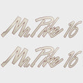 Lund Boat Decal Stickers - Mr Pike 20 1/2 X 5 1/2 Inch (pair)