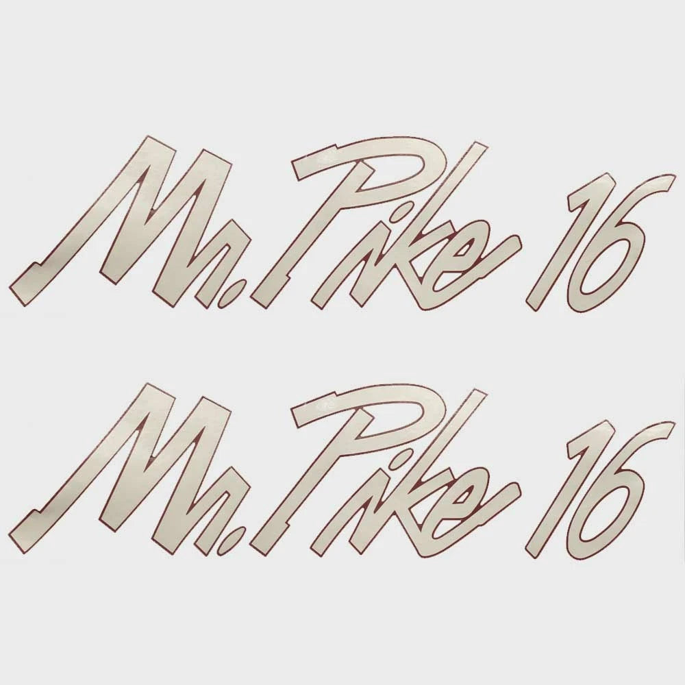 Lund Boat Decal Stickers - Mr Pike 20 1/2 X 5 1/2 Inch (pair)