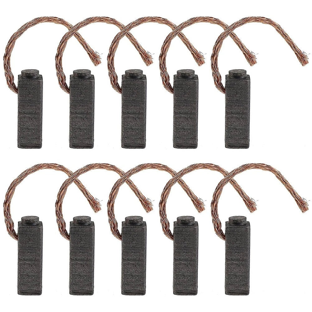 Reliable Motor Carbon Brushes 10PCS Replacement Set for Motorcycle Engines