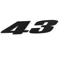 Sea Ray Boat Raised Decal 2605501 - 43 Sundancer Black Silver