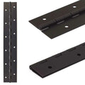 Ranger Boat Piano Hinge 6300036B - 12 X 2 Inch 16 Gauge Black Anodized