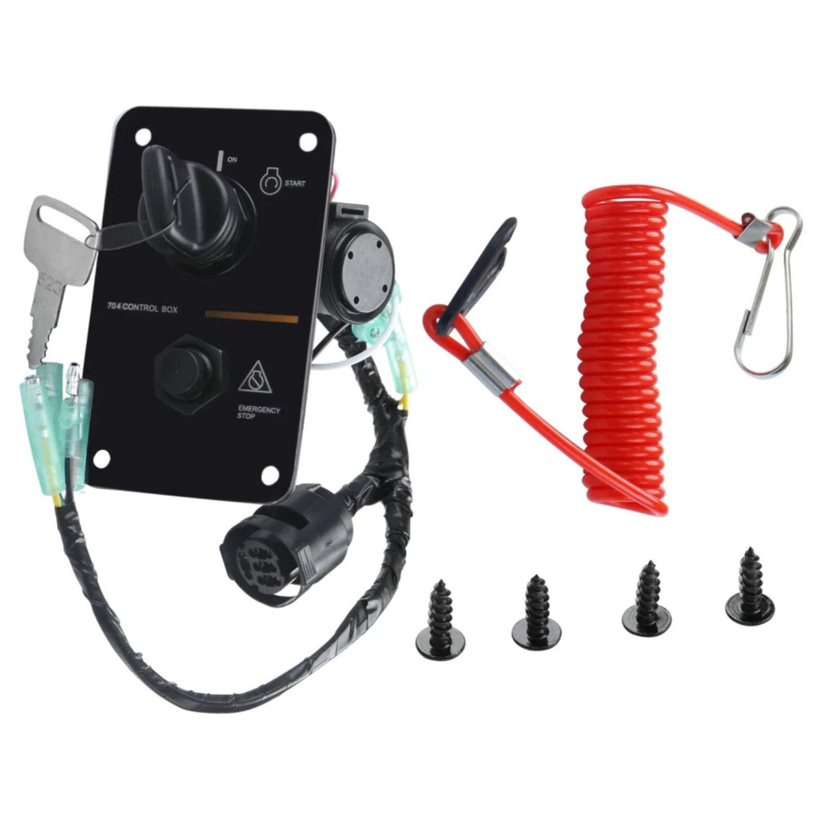 Key Switch Panel for Yamaha Outboard 704-82570-12 704-82570-08 704-82570-13