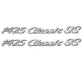 Lund Boat Emblem Decal Stickers - 1425 Classic SS Gray (set of 2)