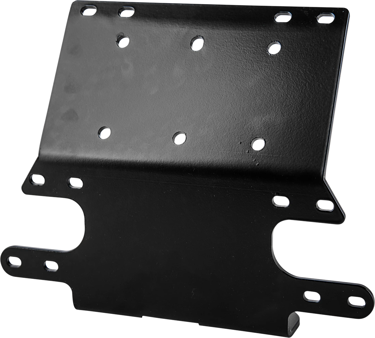 Open Trail Winch Mount for ATV/UTV 459-0545 - Laser Cut, Powder Coated Black