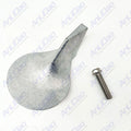 MerCruiser Mercury Zinc Trim Tab Anode & Bolt 822777Q1 18-6014 46399A1