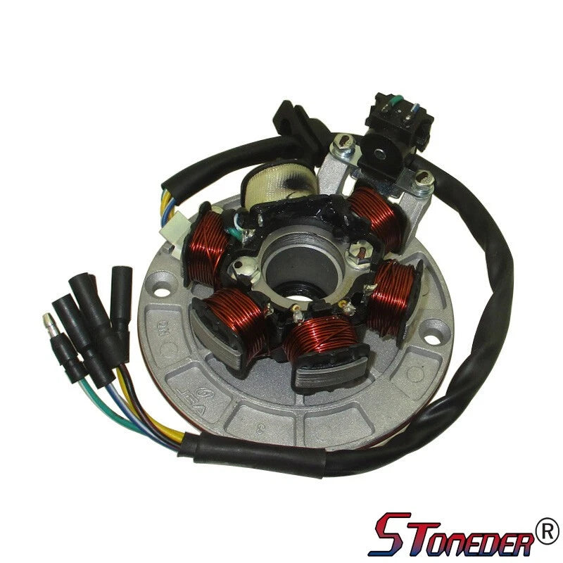 STONEDER YX140 Magneto Stator with Light for YX Lifan 140cc Engine Pit Dirt Bike