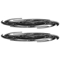 Malibu Boat Logo Emblem Decal - Ride Series Stickers (pair)