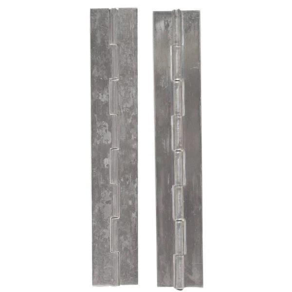 Boat Hatch Piano Hinges - 12 X 2 Inch Aluminum (pair)