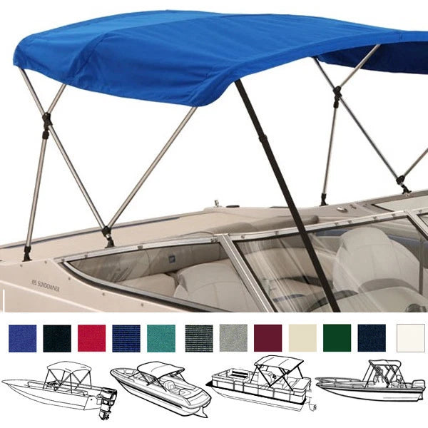 Boat Bimini Top 4 Bow 96"L 91"- 96"W 54" Height Frame Only