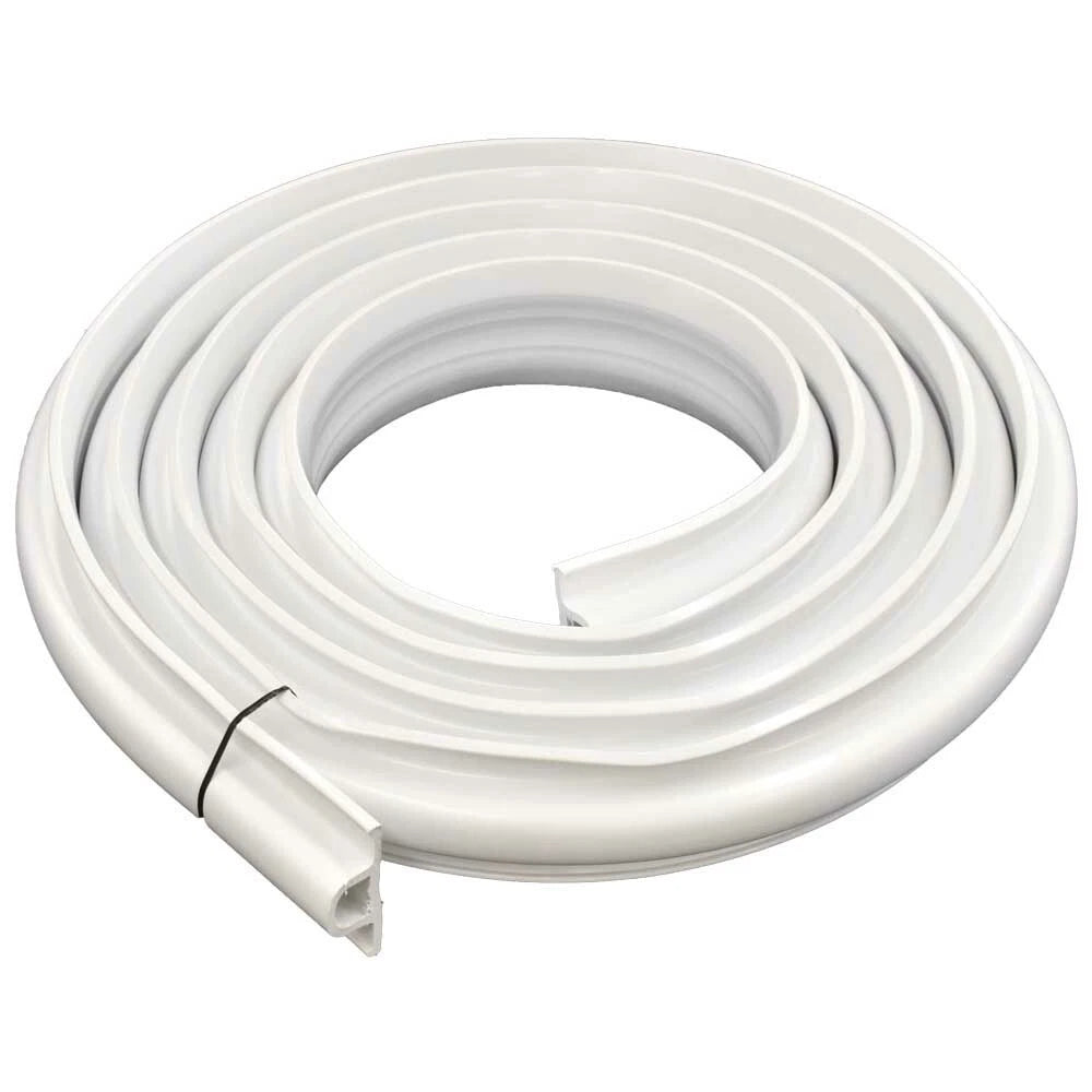 Taco Boat Flexible Dock Bumper V11-0948WHA20 - White Vinyl (20 FT)