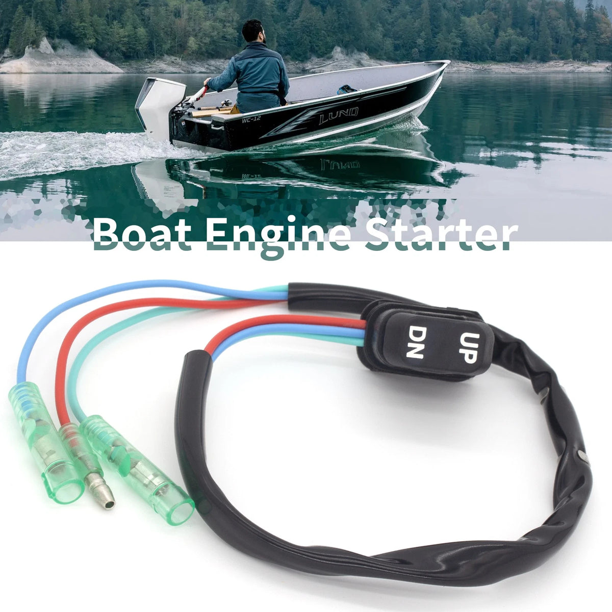 Power Trim Tilt Switch for Mercury Outboard Remote Control Box 87-18286A43