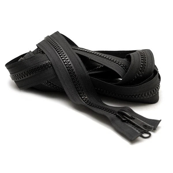 Crestliner Boat Double Side Zipper 2007158 - 113 1/2 Inch Black 8MM