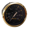 Faria Boat Speedometer Gauge SE9311A - Pontoon 65 MPH Gold