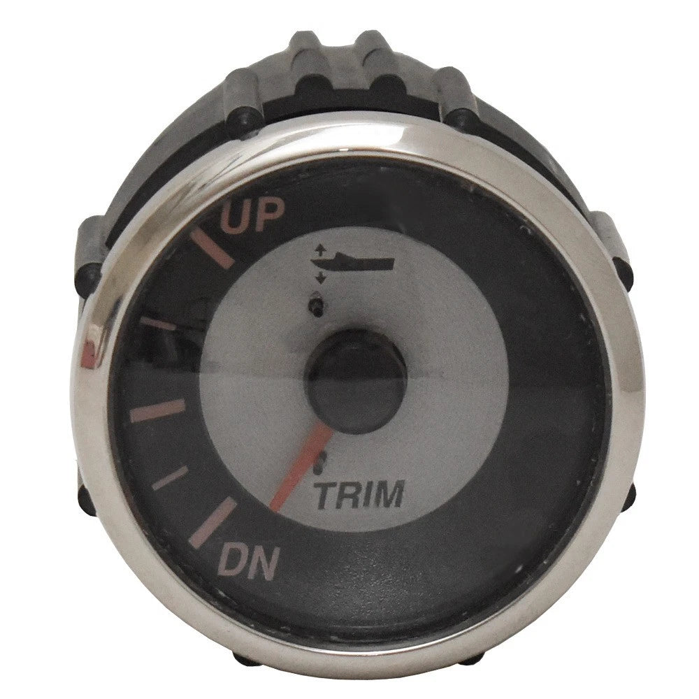 Faria Boat Trim Gauge GBC615A - Honda 2 Inch Black Silver
