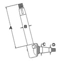 Spindle - Left Hand Fits Massey Ferguson 50 6500 2748637M92