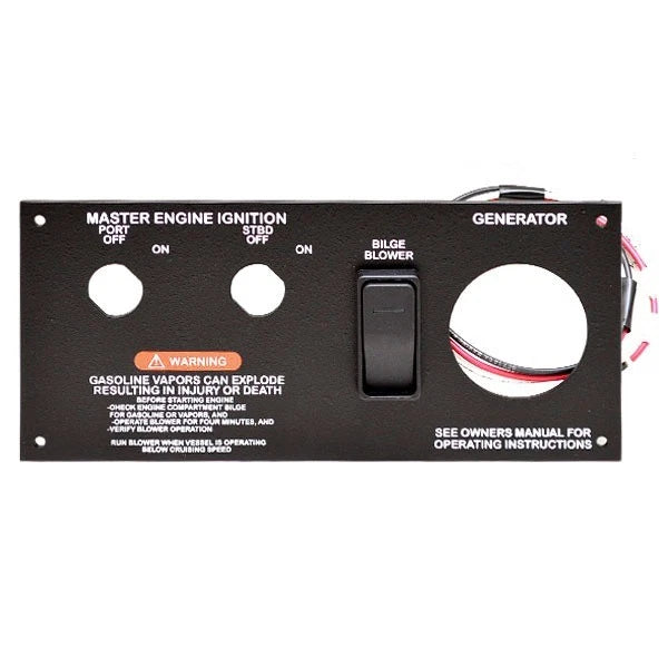 Sea Ray 370 Sundancer Boat Blank Panel 1900219 - Dual Ignition