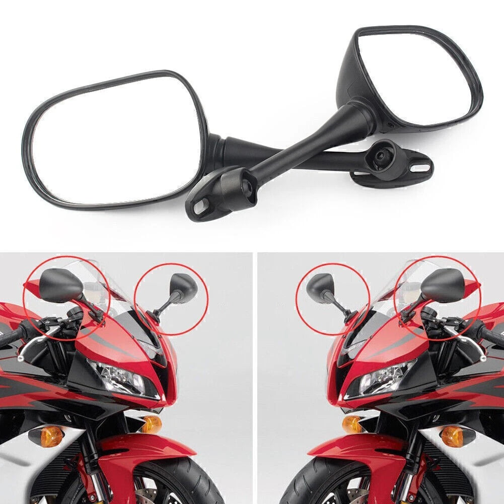 Motorcycle Side Rear View Mirror Fit Honda CBR600RR 2003-14 CBR1000RR 2004-2007
