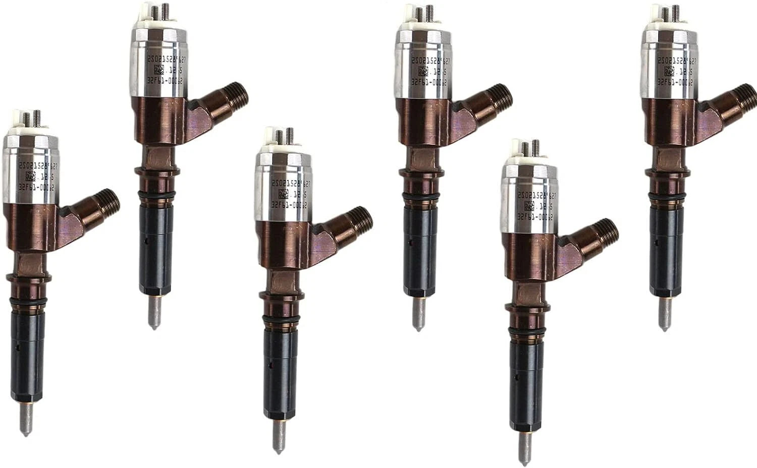 6 X Fuel Injector 2465A751 for Caterpillar CAT Perkins C6.6 Engine