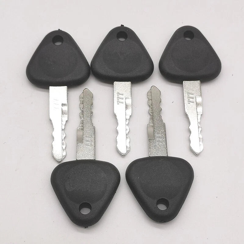 (5) Ignition Keys for Volvo, Samsung Excavator Heavy Equipment # 777, 14529178