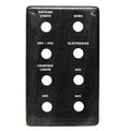 Crest Boat Blank Switch Panel - Gray Woodgrain 6 1/2 X 4 Inch