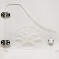 Lowe Boat Console Door 2065384 - 15 1/2 X 14 1/4 Inch Clear Acrylic