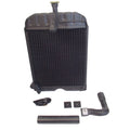 8N8005" Radiator with Cap Hoses Pads Fits Ford Tractor 2N 8N 9N