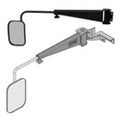 Tractor Mirror Assembly with Extendable Arm LH 8" X 11" Mirror CIH Magnum 71-72