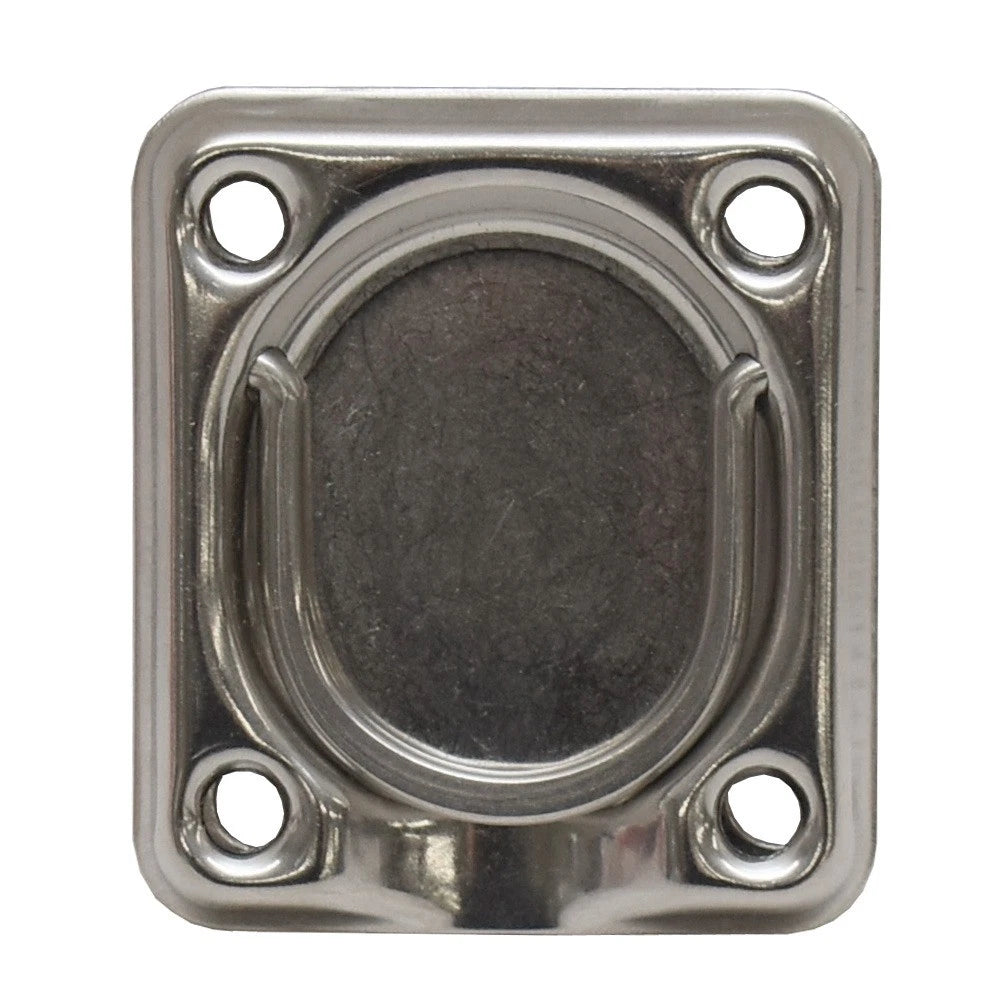 Boat Hatch Pull Latch - Flush Mount Stainless Steel