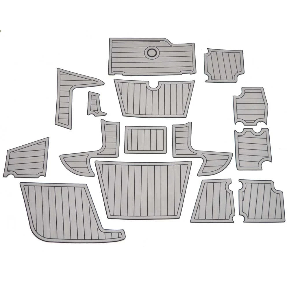 Larson Boat Non-Skid Deck Mat 8138116 - LXH 230 IO Slate Gray (15 PC)