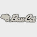 Bass CAT Boat Raised Trailer Decal Sticker 33085 - Silver White Black