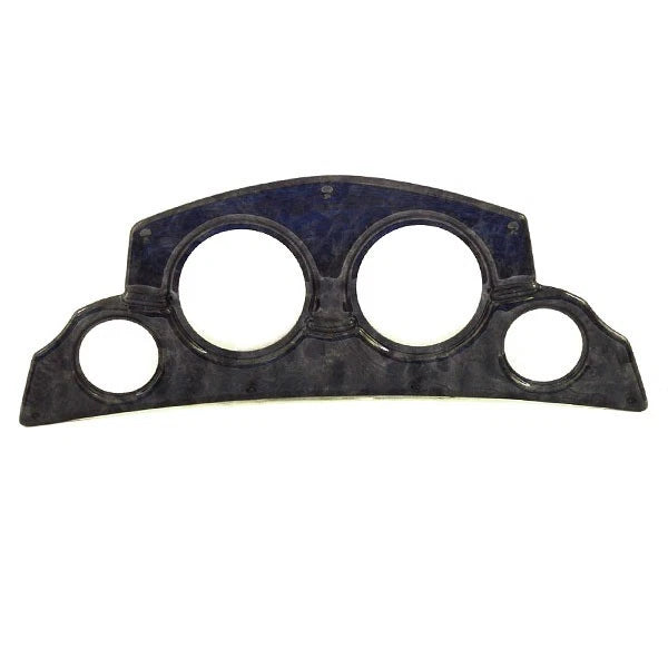 Lund Boat Gauge Panel Blank - 17 1/8 X 6 1/8 Inch Marbled Gray
