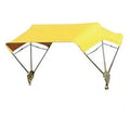 6A232 Tractor 48" 3 Bow YELLOW Buggy Top - Fits John Deere
