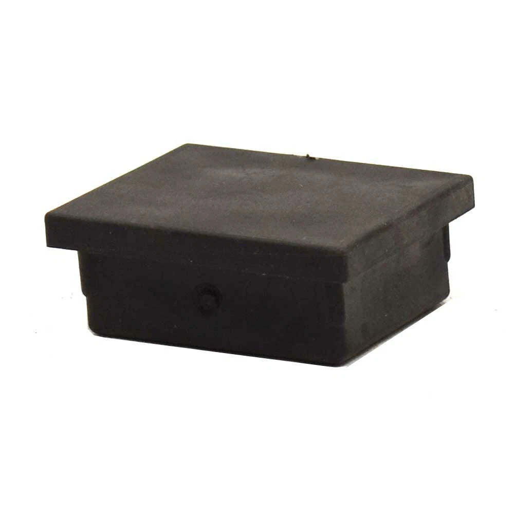Ranger Boat Lock Rail Plug 7101512 - 1 3/4 X 1 3/4 Inch Black Rubber