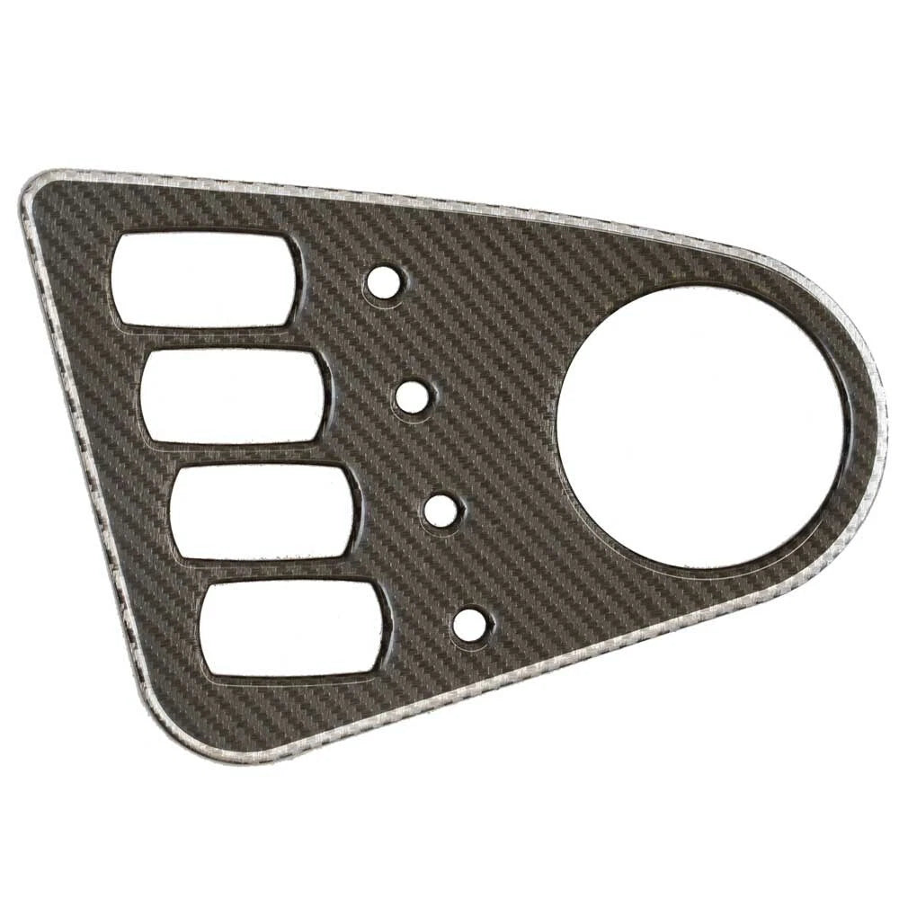 Ranger Boat Raised Dash Insert Decal 7D107R - Sticker Gray (starboard)