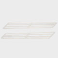 Cruisers Yachts Boat Vent Covers - White Stainless Steel (set of 2)