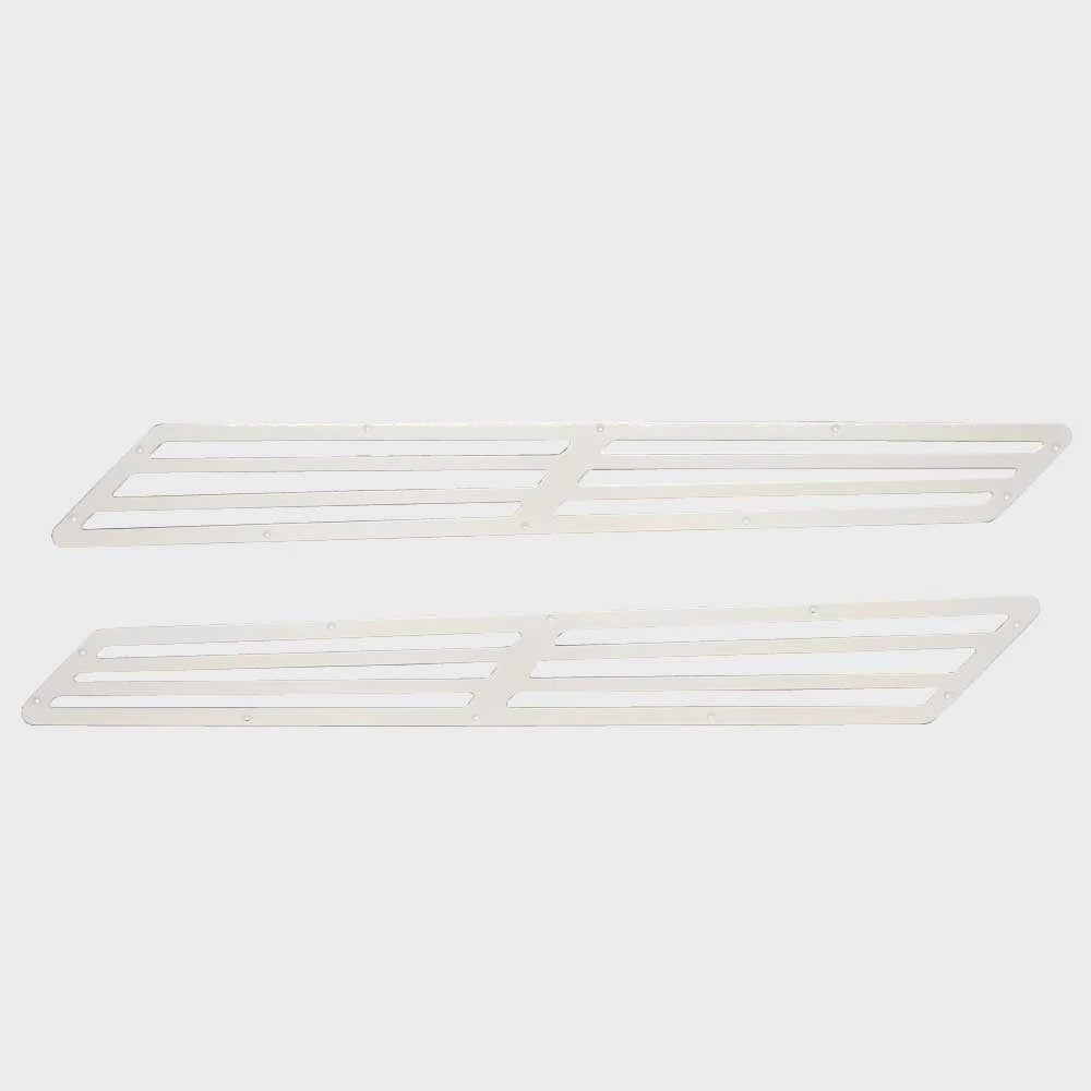 Cruisers Yachts Boat Vent Covers - White Stainless Steel (set of 2)